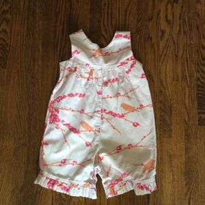 Girls one piece short set